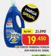 Yuri Porstex Pembersih Porselen 1000 ml Diskon 9%, Harga Promo Rp19.450, Harga Normal Rp21.590