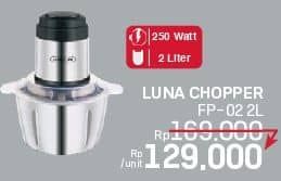 Promo Harga Luna Life Chopper FP02 2L  - LotteMart
