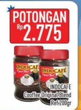 Promo Harga Indocafe Original Blend 200 gr - Hypermart