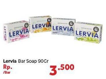Promo Harga LERVIA Bar Soap 90 gr - Carrefour