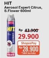 Promo Harga HIT Aerosol Expert Citrus, Sweet Flower 675 ml - Alfamart