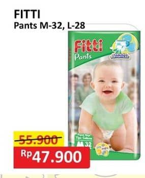 Promo Harga Fitti Pants L28, M32 28 pcs - Alfamart