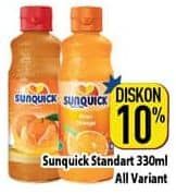 Promo Harga Sunquick Minuman Sari Buah All Variants 330 ml - Hypermart