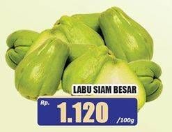 Promo Harga Labu Siam Besar per 100 gr - Hari Hari