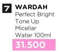 Promo Harga Wardah Perfect Bright Tone Up Micellar 100 ml - Watsons