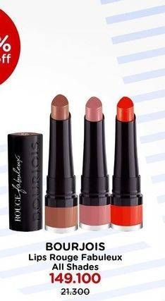 Promo Harga BOURJOIS Rouge Edition Velvet Lipstick All Variants  - Watsons