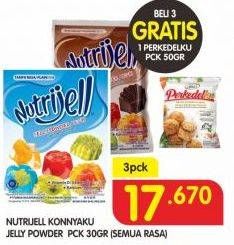 Promo Harga NUTRIJELL Jelly Powder All Variants per 3 sachet 30 gr - Superindo