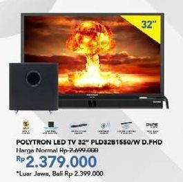 Promo Harga POLYTRON PLD 32B1550 | Cinemax Soundbar 32"  - Carrefour