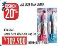 Promo Harga LION STAR Livina Spin Mop  - Hypermart