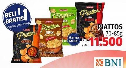 Promo Harga PIATTOS Snack Kentang 70 gr - LotteMart