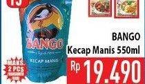 Promo Harga BANGO Kecap Manis 550 ml - Hypermart