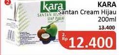 Promo Harga KARA Coconut Cream (Santan Kelapa) 200 ml - Alfamidi
