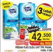 Promo Harga Frisian Flag Susu UHT Purefarm All Variants 946 ml - Superindo