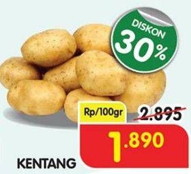 Promo Harga Kentang per 100 gr - Superindo