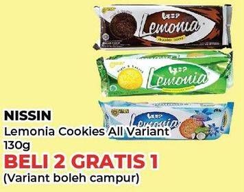 Promo Harga Nissin Cookies Lemonia All Variants 130 gr - Yogya