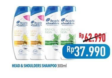 Promo Harga Head & Shoulders Shampoo 300 ml - Hypermart