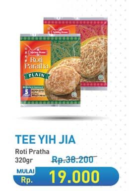 Promo Harga Tee Yih Jia Spring Home Paratha 325 gr - Hypermart