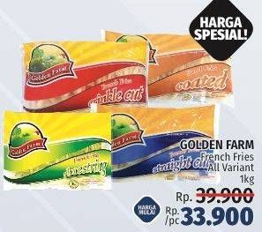 Promo Harga GOLDEN FARM French Fries All Variants 1000 gr - LotteMart