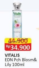 Promo Harga VITALIS Eau De Naturel Peach Blossom Lily 100 ml - Alfamart
