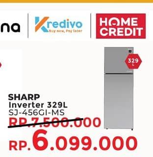 Promo Harga Sharp SJ-456GI-MS  - Yogya