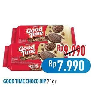 Promo Harga Good Time Cookies Chocochips Choco Dip 71 gr - Hypermart