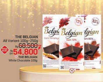 Promo Harga The Belgian Chocolate All Variants 100 gr - LotteMart