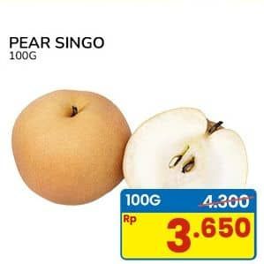 Promo Harga Pear Singo per 100 gr - Indomaret