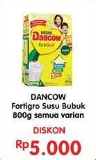 Promo Harga DANCOW FortiGro Susu Bubuk All Variants 800 gr - Indomaret