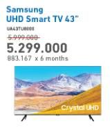 Promo Harga SAMSUNG UHD Smart TV 43"  - Electronic City