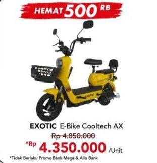 Promo Harga Exotic E-Bike Cooltech 3.0  - Carrefour