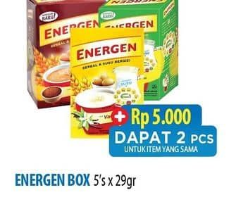 Promo Harga Energen Cereal Instant per 5 pcs 30 gr - Hypermart