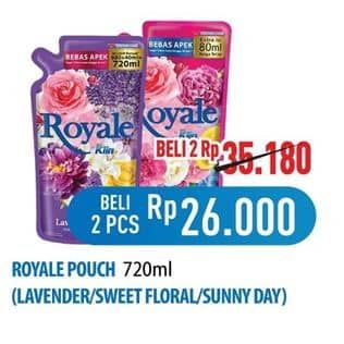 Promo Harga So Klin Royale Parfum Collection Lavender Vanilla, Sweet Floral, Sunny Day 720 ml - Hypermart