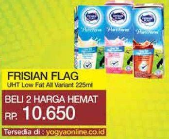 Promo Harga FRISIAN FLAG Susu UHT Purefarm All Variants 225 ml - Yogya