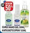 Promo Harga CAREX/ANTIS Hand Sanitizer  - Hypermart