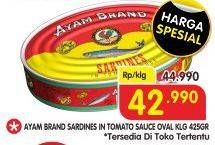 Promo Harga AYAM BRAND Sardines 425 gr - Superindo
