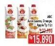 Promo Harga ABC Juice Guava, Orange, Apple 1 ltr - Hypermart