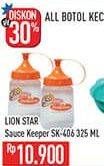 Promo Harga Lion Star Sauce Keeper SK-406 325 ml - Hypermart
