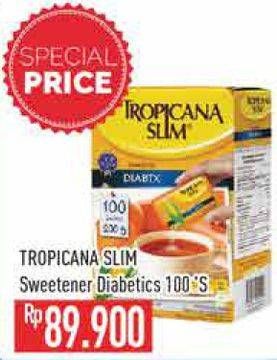Promo Harga Tropicana Slim Sweetener Diabtx 100 pcs - Hypermart