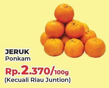 Promo Harga Jeruk Ponkam per 100 gr - Yogya