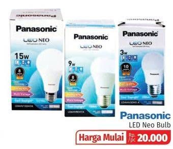 Promo Harga PANASONIC LED NEO  Bulb 1 pcs - Lotte Grosir