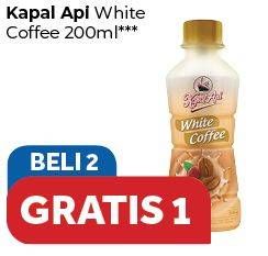 Promo Harga Kapal Api White Coffee Drink 200 ml - Carrefour