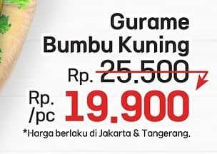 Promo Harga Ikan Gurame Bumbu Kuning per 100 gr - LotteMart