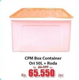 Promo Harga CPM Container Box + Roda Ori 50000 ml - Hari Hari