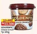 Promo Harga Goldenfil Selai Choco Crunchy 350 gr - Alfamart