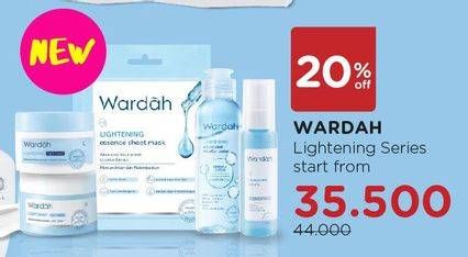 Promo Harga WARDAH Lightening Series  - Watsons