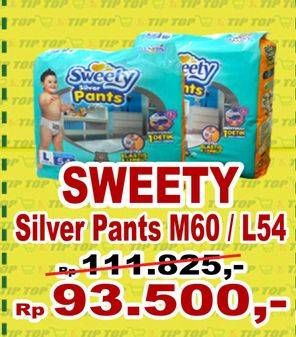 Promo Harga SWEETY Silver Pants M60, L54  - TIP TOP