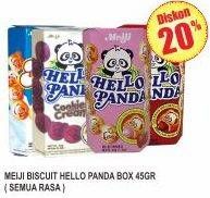 Promo Harga MEIJI HELLO PANDA Biscuit All Variants 45 gr - Superindo