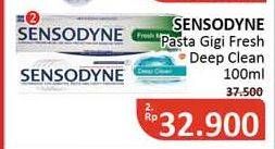 Promo Harga SENSODYNE Pasta Gigi Kecuali Deep Clean, Kecuali Fresh Mint 100 gr - Alfamidi