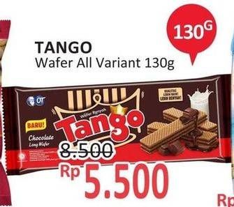 Promo Harga TANGO Long Wafer All Variants 130 gr - Alfamidi