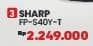 Sharp FP-S40Y-T Air Purifier  Harga Promo Rp2.249.000